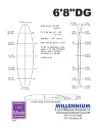 Millennium 68DG RED 1/8 BASS