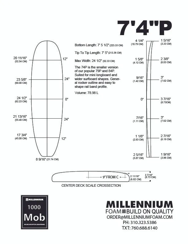Millennium 74P RED 5/32 DARKWOOD