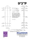 Millennium 93P BLUE 1/4 DARKWOOD